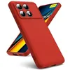Image de Coque pour Xiaomi Redmi K70E 5G / Poco X6 Pro 5G - housse etui silicone gel fine + film ecran - ROUGE