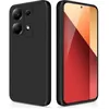 Image de Coque pour Xiaomi Redmi Note 13 Pro 4G / Poco M6 Pro 4G - housse etui silicone gel fine + verre trempe - NOIR