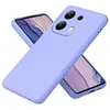 Image de Coque pour Xiaomi Redmi Note 13 Pro 5G / Poco X6 5G - housse etui silicone gel fine + verre trempe - MAUVE
