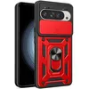 Image de Coque pour Google Pixel 10 / 10 Pro 5G - housse etui rigide anti choc + film ecran - ROUGE