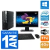 Image de PC Lenovo M92p SFF Ecran 19" Intel G630 RAM 4Go Disque 1To Windows 10 Wifi en occasion ou reconditionné