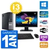 Image de PC Dell 9020 SFF Ecran 19" Intel i3-4130 RAM 4Go Disque 250Go Windows 10 Wifi en occasion ou reconditionné
