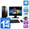 Image de PC Lenovo M93p SFF Ecran 27" Intel G3220 RAM 8Go Disque 250Go Windows 10 Wifi en occasion ou reconditionné