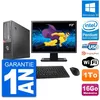 Image de PC Fujitsu E920 DT Ecran 19" Intel G3220 RAM 16Go Disque Dur 1To Windows 10 Wifi en occasion ou reconditionné