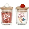 Image de Lot de 2 Bougies Parfumées Joyeuses Fêtes 45g Sapin