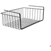 Image de Panier suspendu en métal filaire noir Longueur 40cm