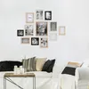 Image de Lot de 12 Cadres Photo - HOME DECO FACTORY - Noir et Beige