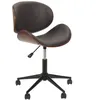 Image de Chaise - HOME DECO FACTORY - Reno - Roulettes - Noir et marron