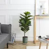 Image de Plante Artificielle - Home Deco Factory - Vert - En Pot - 90 Cm