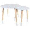 Image de Lot de 2 tables gigognes en bois - Tailles différentes