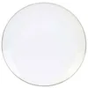 Image de Assiette plate - Home Deco Factory - KA4570 - Porcelaine - Liseré doré - D203 cm