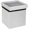 Image de Coffre pouf pliable compatible briques de construction Gris Clair