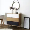 Image de Commode - Home Deco Factory - Sven - 3 Tiroirs - Multicolore