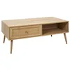 Image de Table Basse - Home Deco Factory - Bali - Bois Brut - Marron
