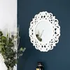 Image de Miroir - Home Deco Factory - Charme - Sculpté - Blanc