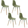 Image de Lot De 4 Chaises - Home Deco Factory - Pp Phenix - Scandinaves - Vert