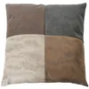 Image de Coussin - Home Deco Factory - Patchwork Pu Déhoussable - Multicolore - 40 X 40 Cm