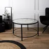Image de Table Basse - Home Deco Factory - Horloge - Noir