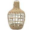Image de Vase - Home Deco Factory - Dame Jeanne Tresse - Rond - Tressé - Beige
