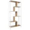 Image de Etagere - Home Deco Factory - Edison - Industrielle - Blanche - H180 X L80 X P30 Cm