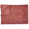Image de Plaid - Home Deco Factory - Flanelle - Embossé - Terracotta - 120 X 150 Cm
