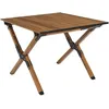 Image de Table Dextérieur - Home Deco Factory - Mariposa - Effet Bois - Marron