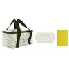 Image de Lunch Box - COOK CONCEPT - Sac Fraîcheur - Pain de Glace - Jaune et Vert