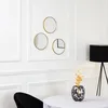 Image de Lot De 3 Miroirs - Home Deco Factory - Toronto - Dorés - 26 Cm