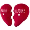 Image de Coussin - The Concept Factory - Coeur Détachable - Rouge