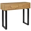 Image de Console - Home Deco Factory - Calypso - Contemporaine - Marron Et Noir