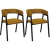 Image de Lot De 2 Fauteuils - Home Deco Factory - Atome - Design - Ergonomiques - Jaunes