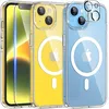 Image de Coque pour iPhone 14 - Massilia Tech - Transparente - 2 vitres en verre trempé - Protège caméra