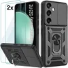 Image de Coque antichocs noire pour GALAXY S23 FE + 2 vitres verre trempé - MASSILIA TECH