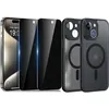 Image de Coque pour IPHONE 15 PLUS - MagSafe - Noir - 2 vitres en verre trempé - Protection optimale - Semi-rigide
