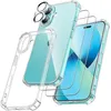 Image de Coque pour iPhone 16 plus - MASSILIA TECH - Transparent - 2 Verre Trempé - 2 Caméra Protecteur