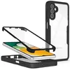 Image de Coque Intégrale - Booling - pour Samsung A04s - Antichoc - Transparent - Bordure Noire