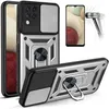Image de Pack de Protection pour Téléphone - PROSHOP - Samsung A12 - Coque Rigide - 2 Verres Trempés - Style Armée