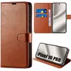 Image de Coque Pliable - E.F.Connection - pour Google Pixel 10 Pro - Protection Cuir Synthétique Antichoc Marron