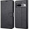 Image de Coque pour Google Pixel 7 Anti-Rayures Porte-Carte Cuir PU Souple 360 Degré - Noir
