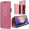 Image de Coque de protection pour Samsung Galaxy A54 - E.F.CONNECTION - Rose - Effet Miroir - Clear View