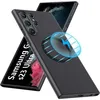 Image de Coque pour Samsung Galaxy S23 Ultra avec Cercle Métal Mat Noir