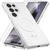 Image de Coque Hybrid PC pour Samsung Galaxy S25 Ultra Cercle Magnétique avec 2 Verres Trempés Intégral