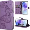 Image de Coque de protection - BOOLING - pour Samsung Galaxy A05s - Antichoc - Simili Cuir - Poche à Cartes - Violet