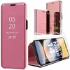 Image de Coque de protection - E.F.CONNECTION - Pour Xiaomi Redmi Note 14 5G - Effet Miroir - 2 Verres Trempés - Rose