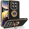 Image de Coque pour Xiaomi Redmi Note 14 Pro 5G (pas pour 4G) - Protection Antichoc avec Anneau Noir