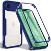 Image de Coque pour iPhone Air - BOOLING - Protection Intégrale Avant TPU et Arrière PC - Bleu Marine