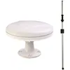 Image de ANTARION Antenne TNT Omnidirectionnelle 35dB + Mat Traversant Camping Car Caravane