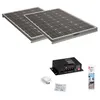 Image de Pack ANTARION 2x Panneaux solaire 120W + kit de pose avec régulateur MPPT 320W 20A