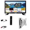 Image de Pack ANTARION TV LED 21.5 54cm Téléviseur Full HD Andoid Smart + Support Tv Camping Car