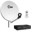Image de Pack HDSAT Parabole satellite acier 60cm avec Support LNB + LNB Single + Décodeur Satellite ASTRA HD